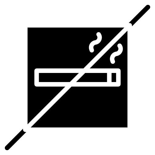 Anti Smoking Glyph Icon