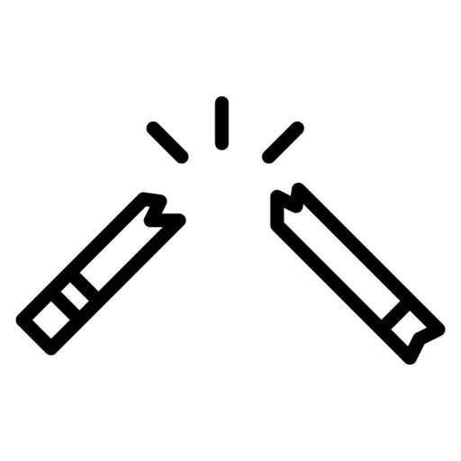 Breaking Cigarette Icon