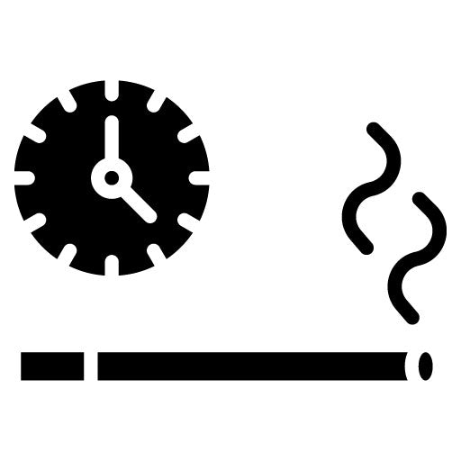 Cigarette Break Glyph Icon