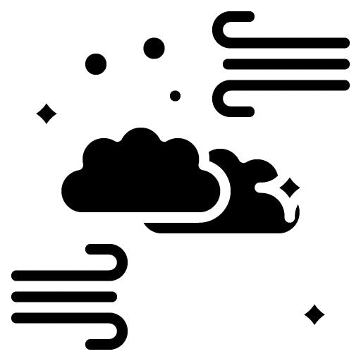 Fresh Air Glyph Icon | Quit Smoking