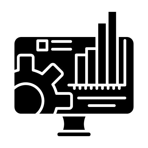 Engineering Monitor Glyph Icon
