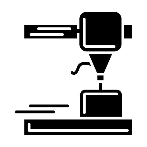 3D Printer Glyph Icon | Engineering