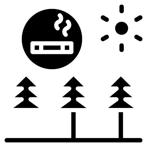 Smoke Free Environment Glyph Icon