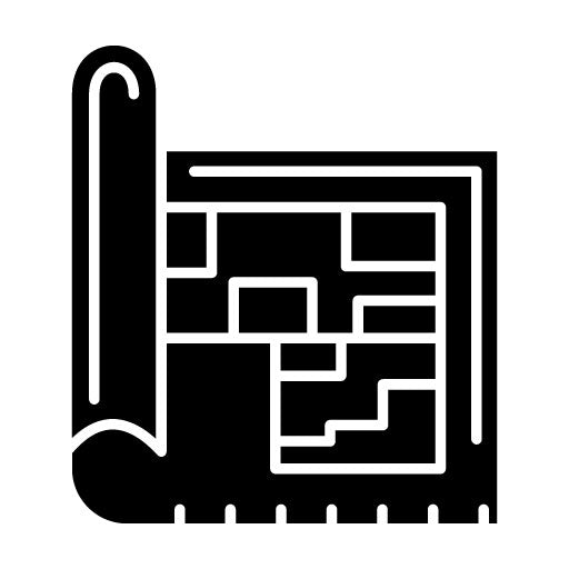 Architecture Glyph Icon | Engineering