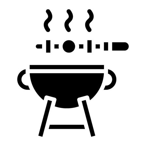 Barbecue Glyph Icon | Recreations