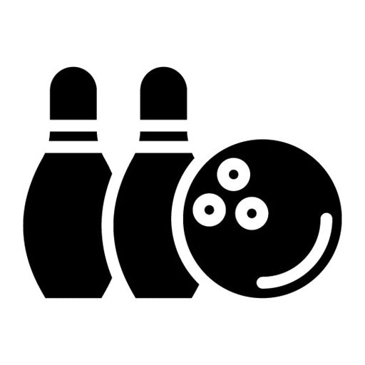 Bowling Glyph Icon | Recreations