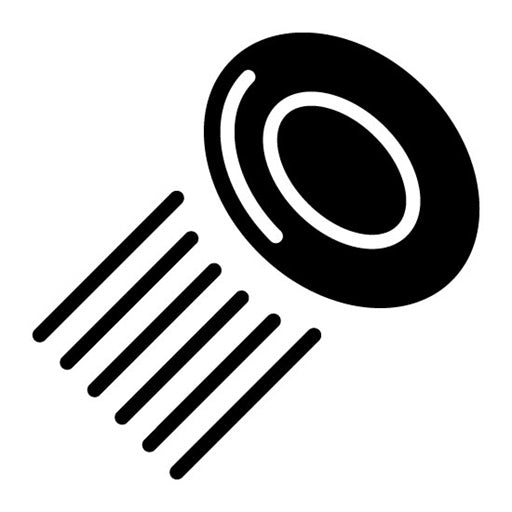 Frisbee Glyph Icon | Recreations