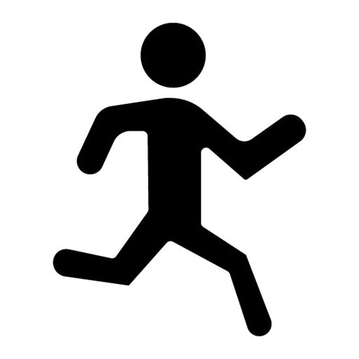 Jogging Glyph Icon