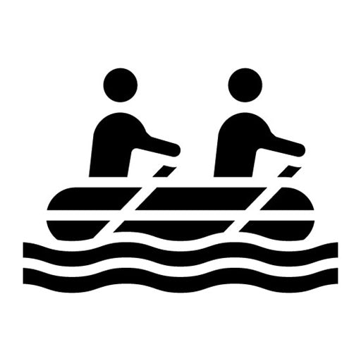 Rafting Glyph Icon | Recreations