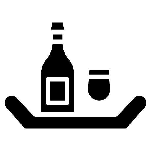 Bottle Service Glyph Icon
