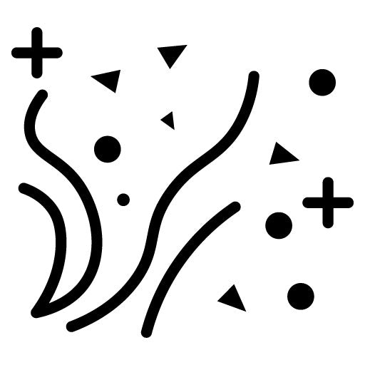 Confetti Glyph Icon | Nightclub
