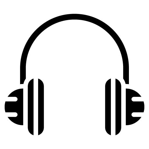 DJ Headphones Glyph Icon
