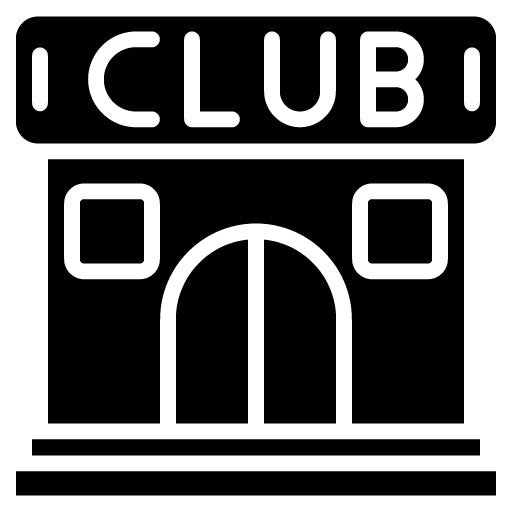 Nightclub Atmosphere Glyph Icon
