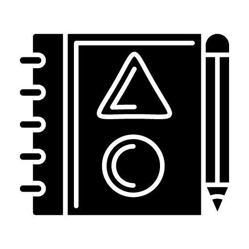 Engineer Notebook Glyph Icon