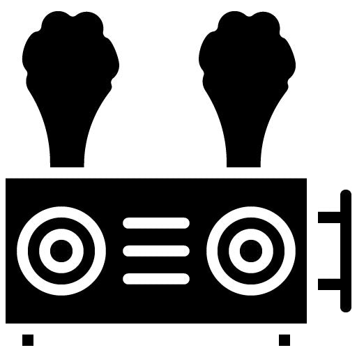Smoke Machine Glyph Icon