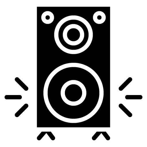 Speakers Glyph Icon | Nightclub