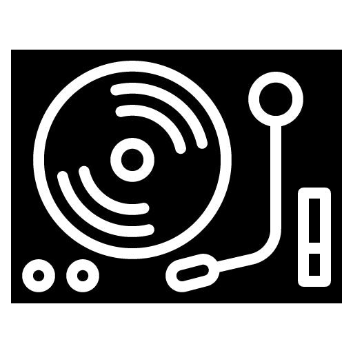 Turntables Glyph Icon