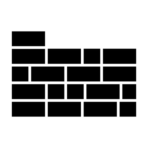 Brickwall Glyph Icon