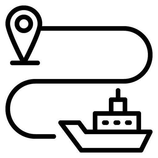 Shipping Lane Icon