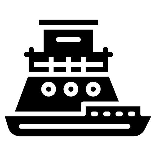 Tugboat Glyph Icon