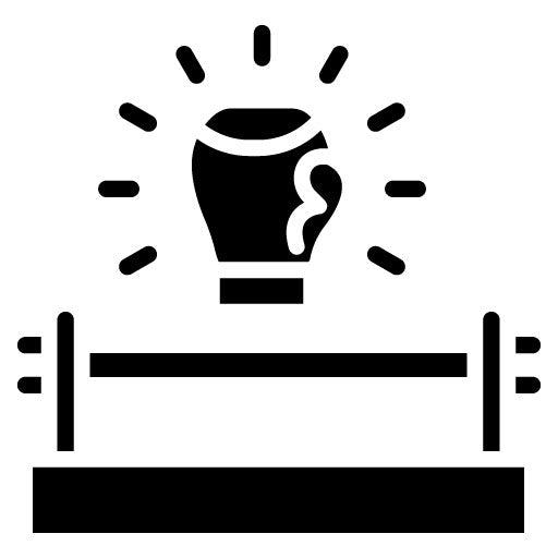 Boxing Fan Glyph Icon