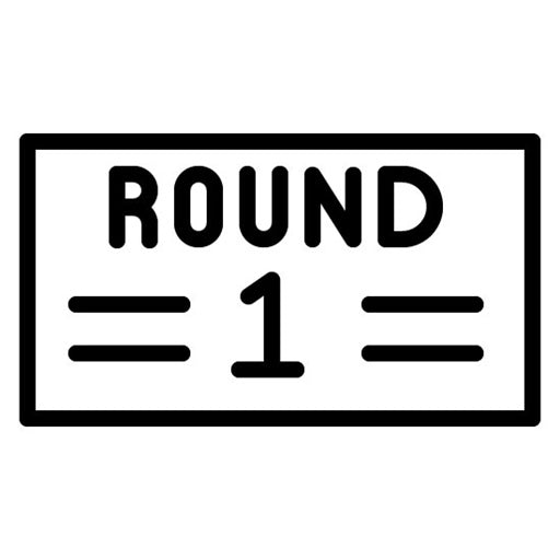 Boxing Fight Card Icon