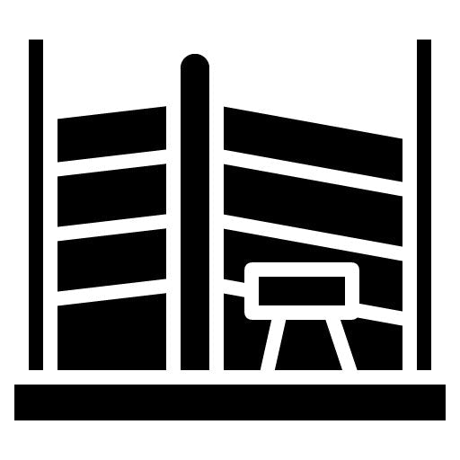 Boxing Ring Corner Glyph Icon