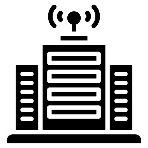 Data Center Glyph Icon | Data Storage