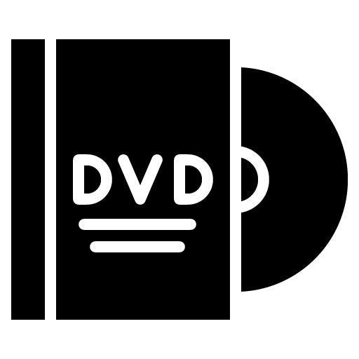 DVD Glyph Icon