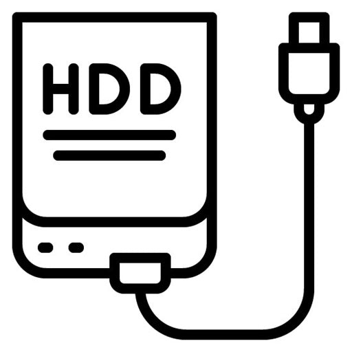 External Hard Drive Icon