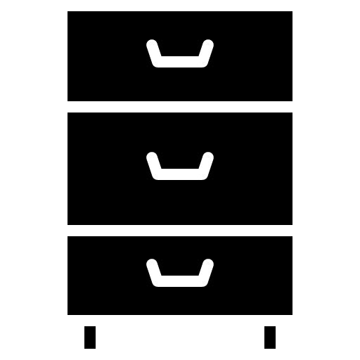 Storage Cabinet Glyph Icon