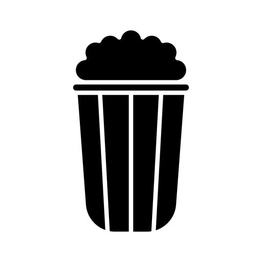 Popcorn Glyph Icon