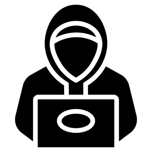 Hacker Glyph Icon | Private Detective