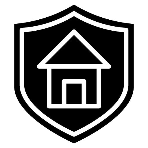Safe House Glyph Icon