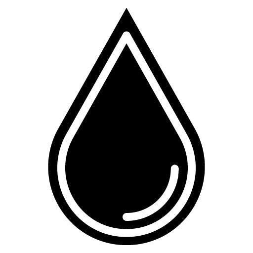 Blood Drop Glyph Icon | World Diabetes Day