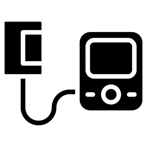 Blood Pressure Monitor Glyph Icon | World Diabetes Day