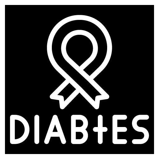 Diabetes Awareness Poster Glyph Icon
