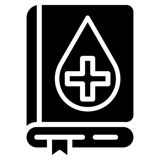 Diabetes Education Glyph Icon | World Diabetes Day