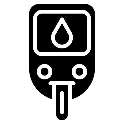 Glucometer Glyph Icon | World Diabetes Day