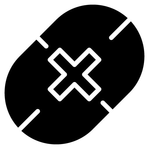 Glucose Tablet Glyph Icon