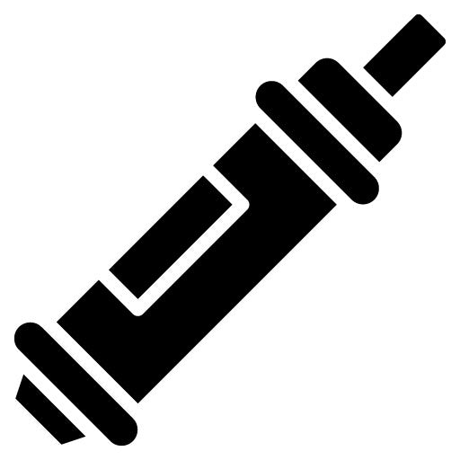 Insulin Cartridge Glyph Icon