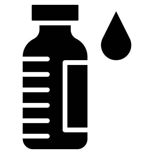 Insulin Vial Glyph Icon