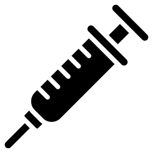 Syringe Glyph Icon | World Diabetes Day
