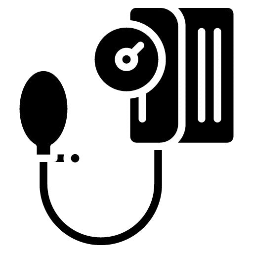 Blood Pressure Cuff Glyph Icon