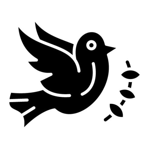 Dove Glyph Icon