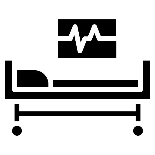 Recovery Room Glyph Icon | Surgery