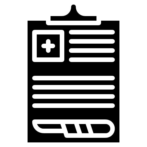 Surgical Chart Glyph Icon