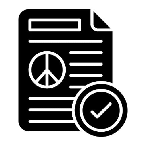 Approved Glyph Icon | Diplomacy
