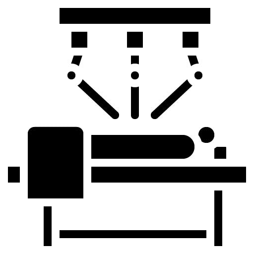 Robotic Surgery Glyph Icon | Surgeries