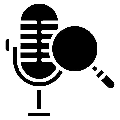 Voice Search Glyph Icon
